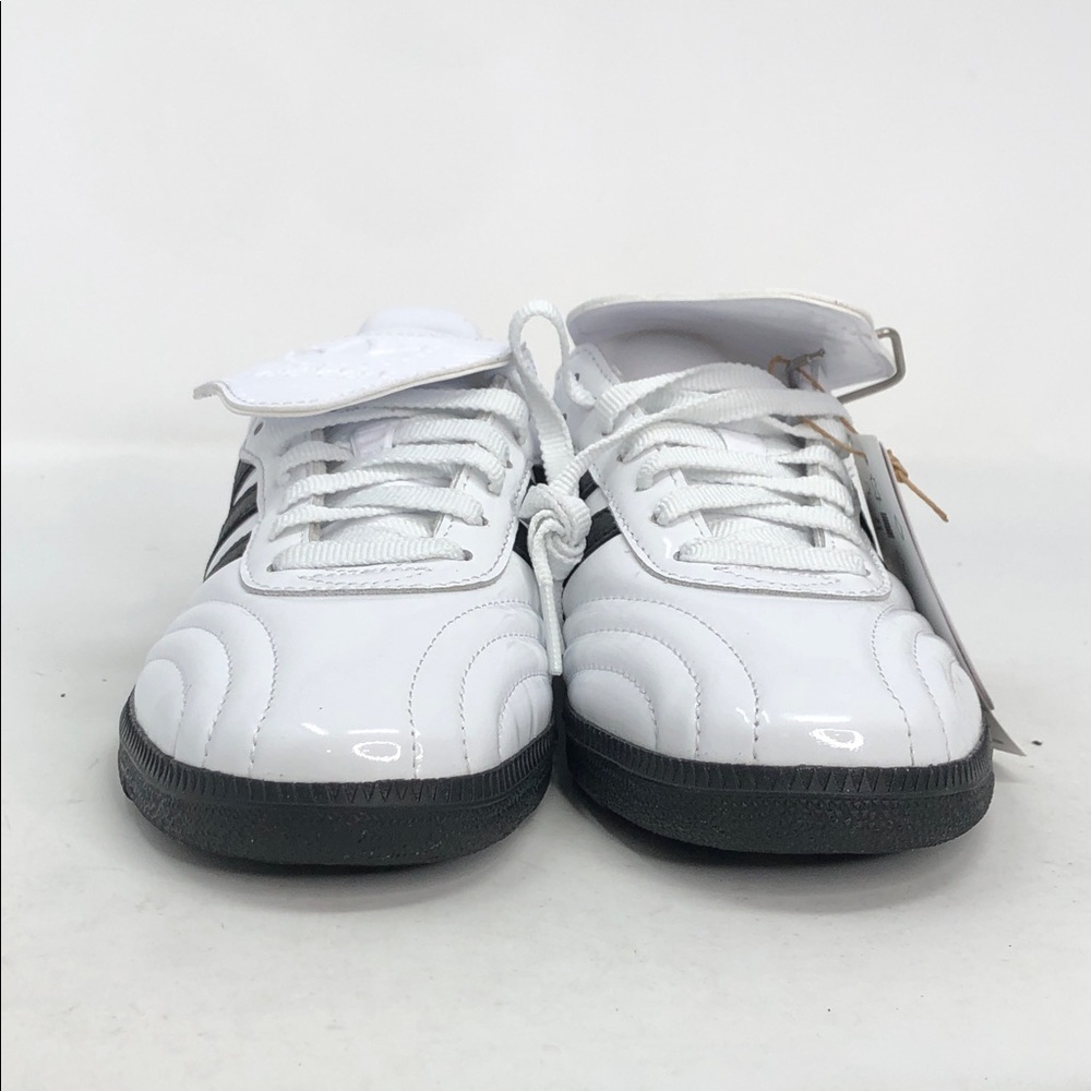 Adidas Samba LT Long Tongue JI2706 Patent Leather White Womens Shoes Size 6.5 - Picture 8 of 13